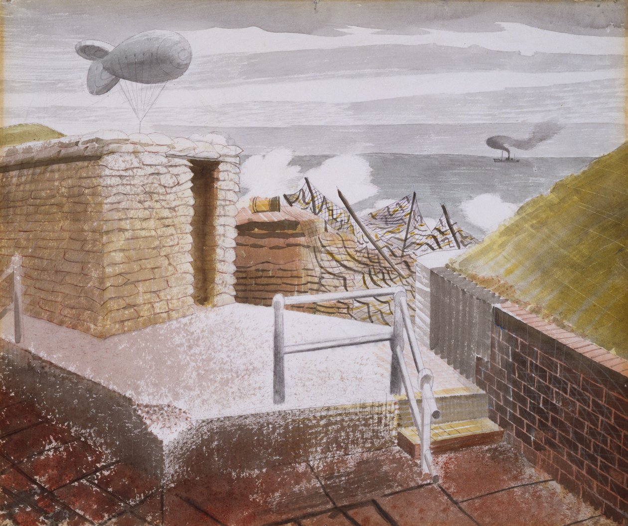 Kystforsvaret, oktober 1941 av Eric Ravilious
