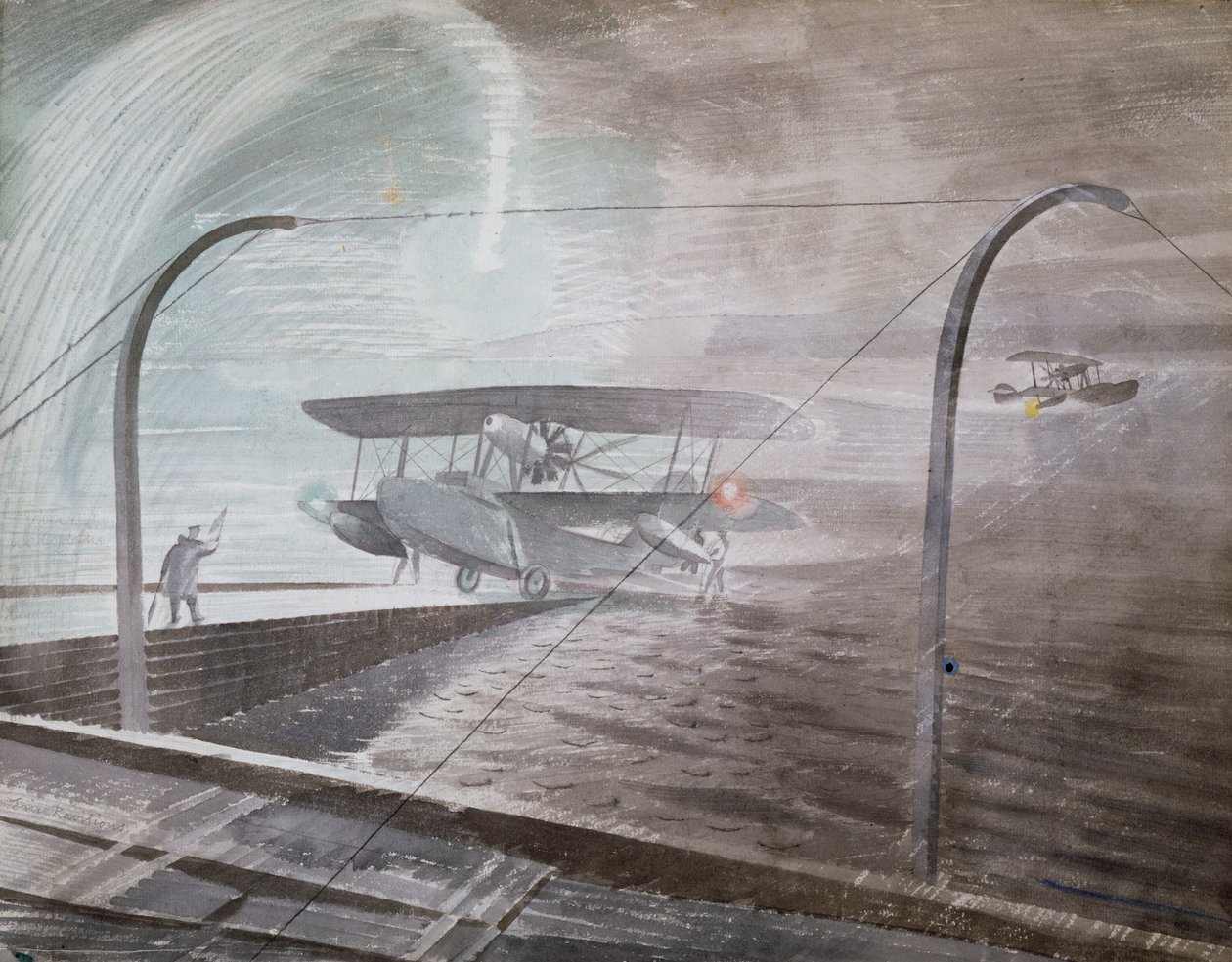 Nattoperasjoner, desember 1941 av Eric Ravilious