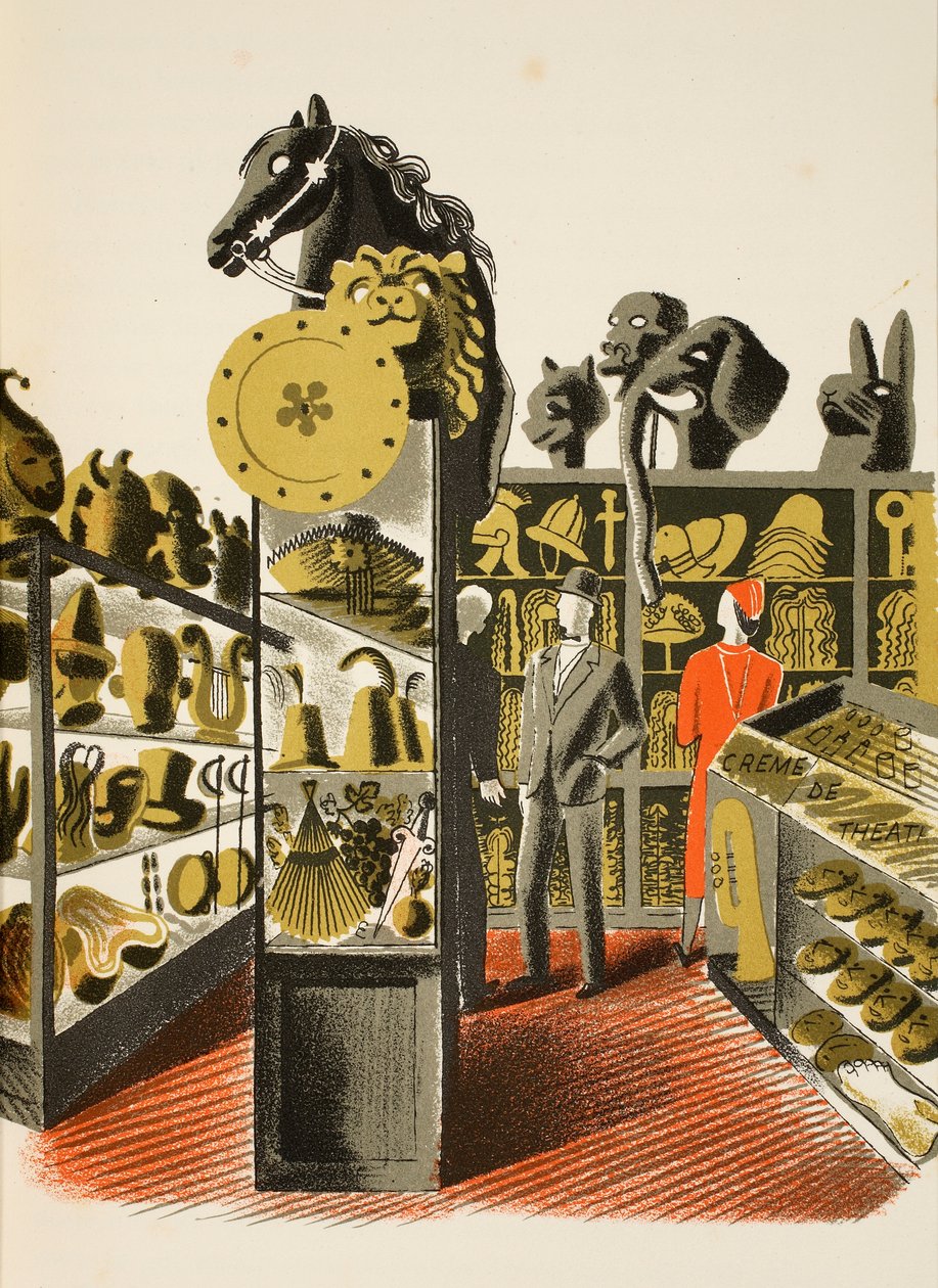 Theatrical Costume and Prop Hire Shop, illustrasjon fra 