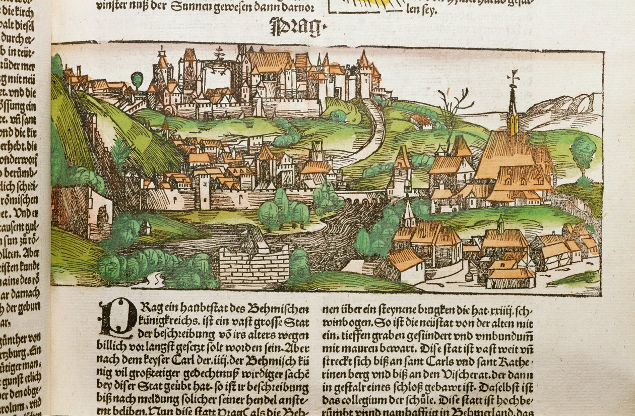 Utsikt over byen Praha av Erich Lessing