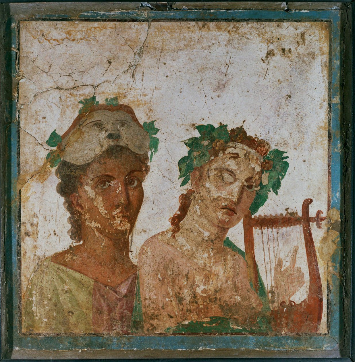 Skuespiller og Cithareda av Erich Lessing