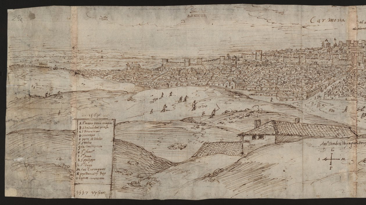 Helside: byvisning: Carmona, venstre halvdel av Erich Lessing