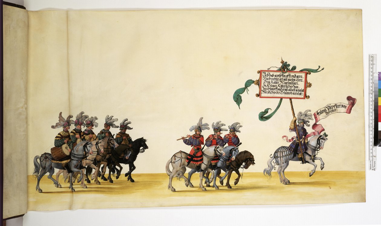 Helside: detalj fra triumfprosesjonen, ca. 1550–1600 av Erich Lessing
