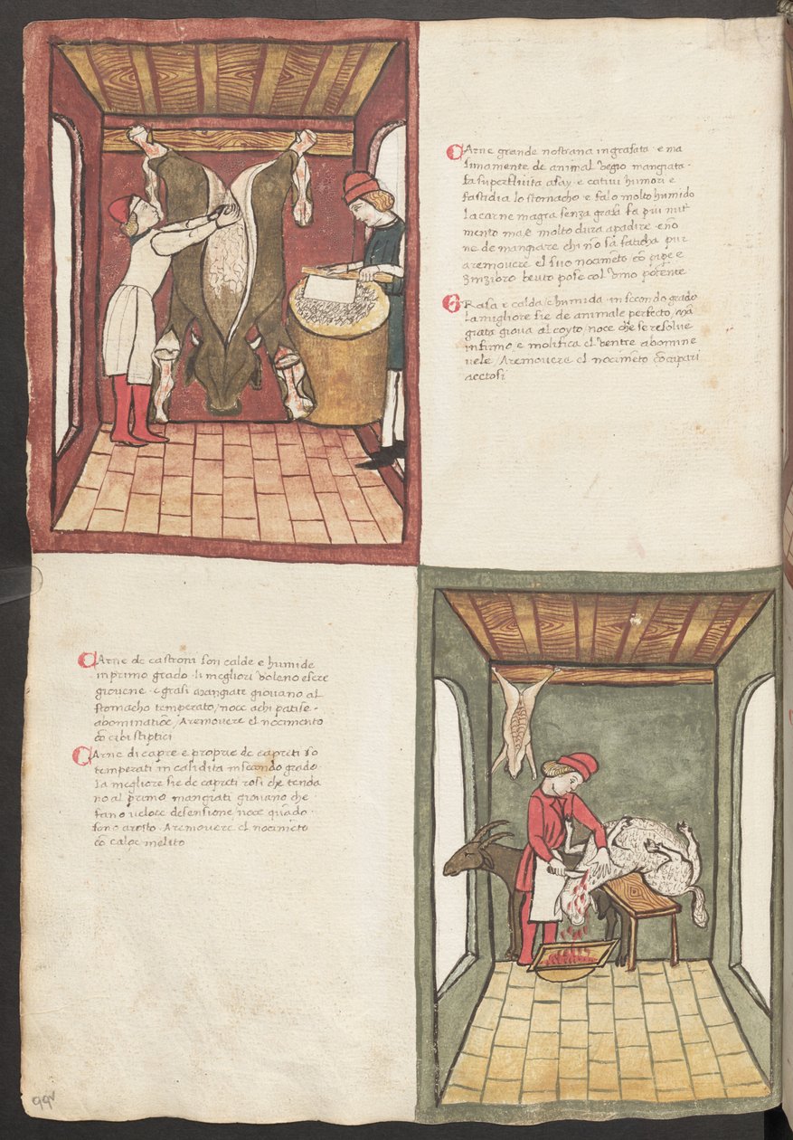 Helside: tekst og miniatyrer: quot;Stort, gjødet lokalt kjøttquot; (miniatyrer) av Erich Lessing