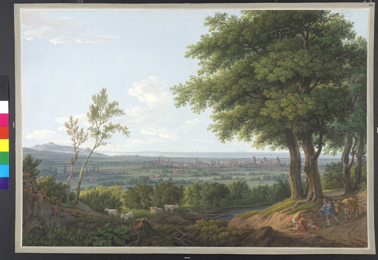 Gouache av Franz Jaschke av Erich Lessing