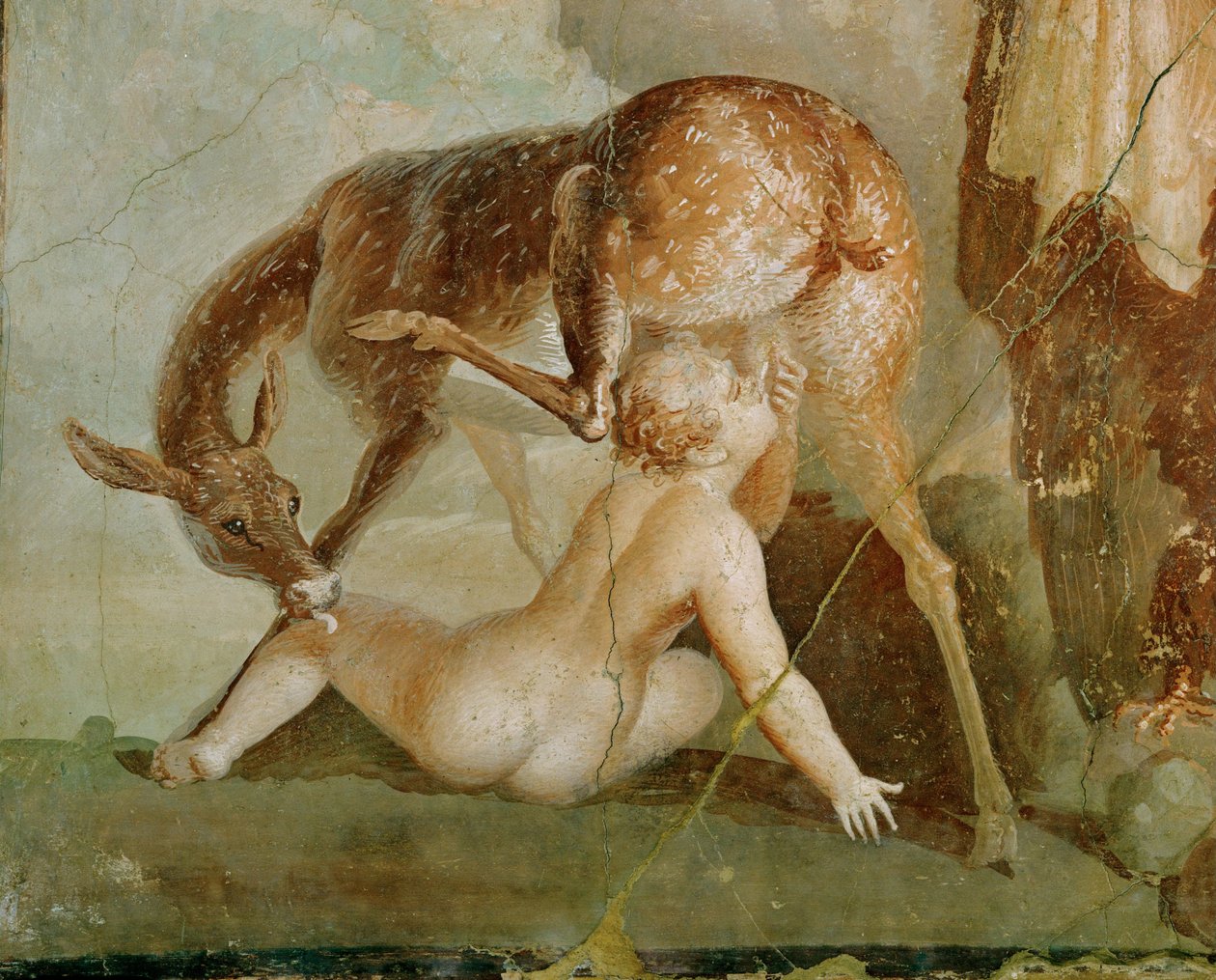 Herakles finner sønnen Telefos i Arkadia av Erich Lessing