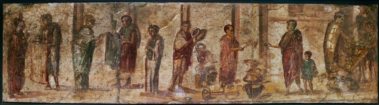 Folk i byen, gatebilde av Erich Lessing