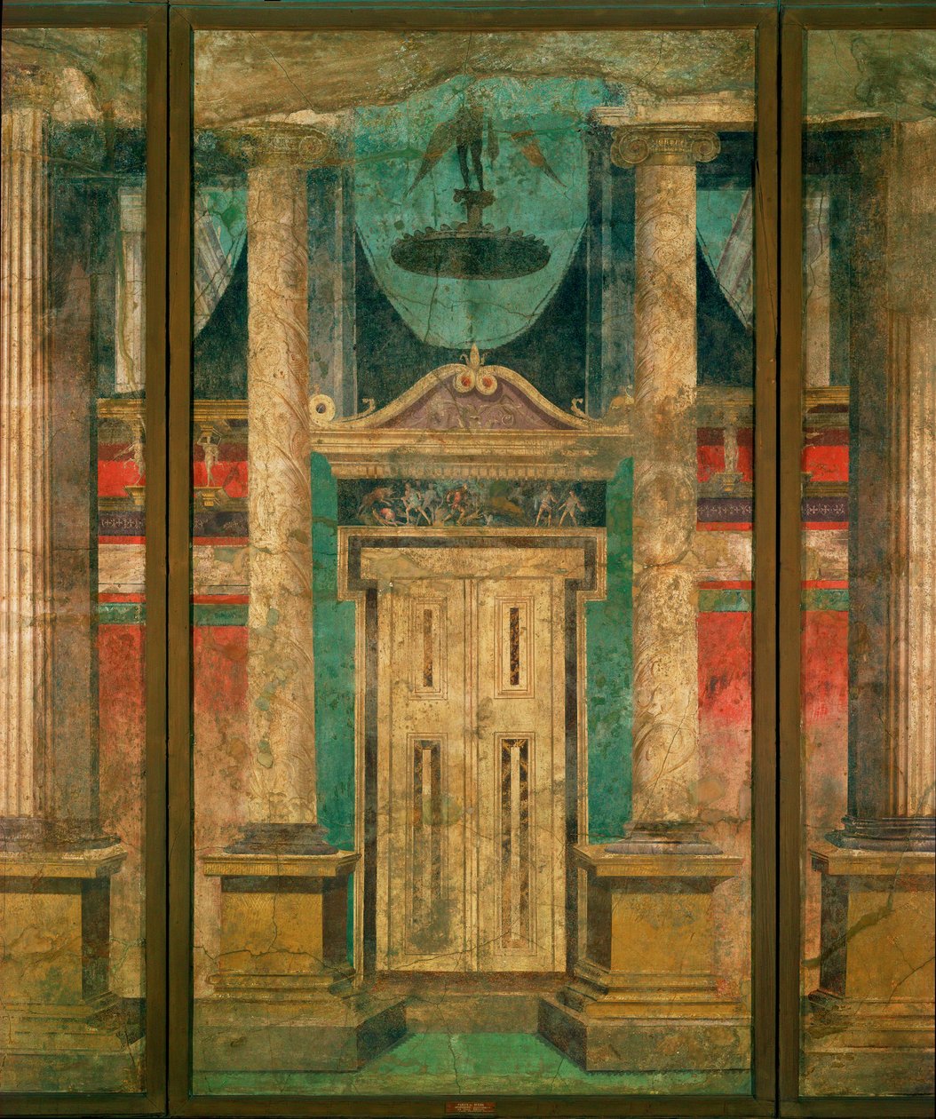 Naturskjønn dekorasjon, døråpning av Erich Lessing