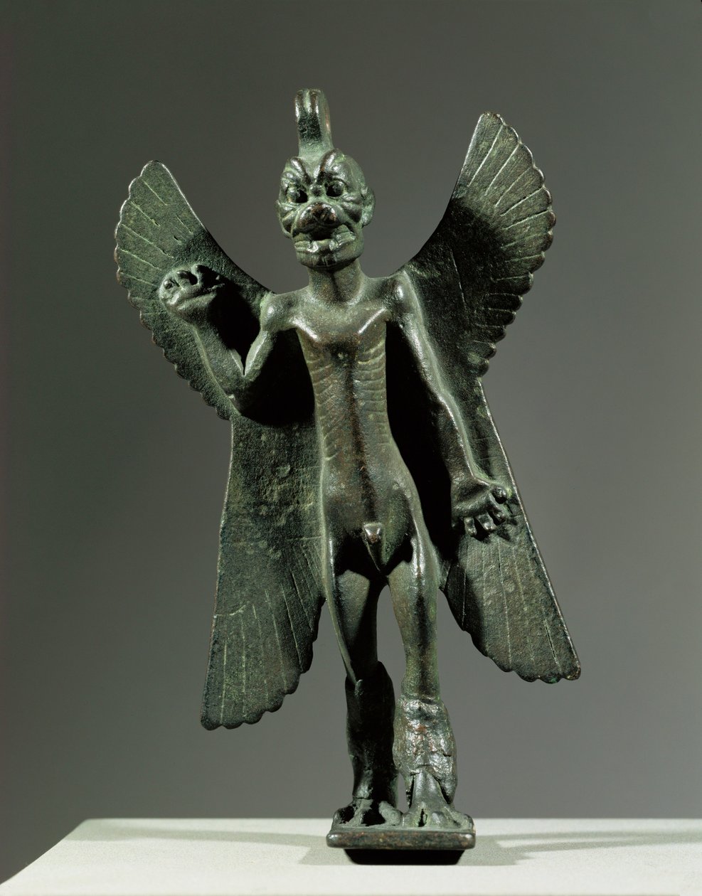 Demonguden Pazuzu, en akkadisk-sumerisk ondskap … av Erich Lessing