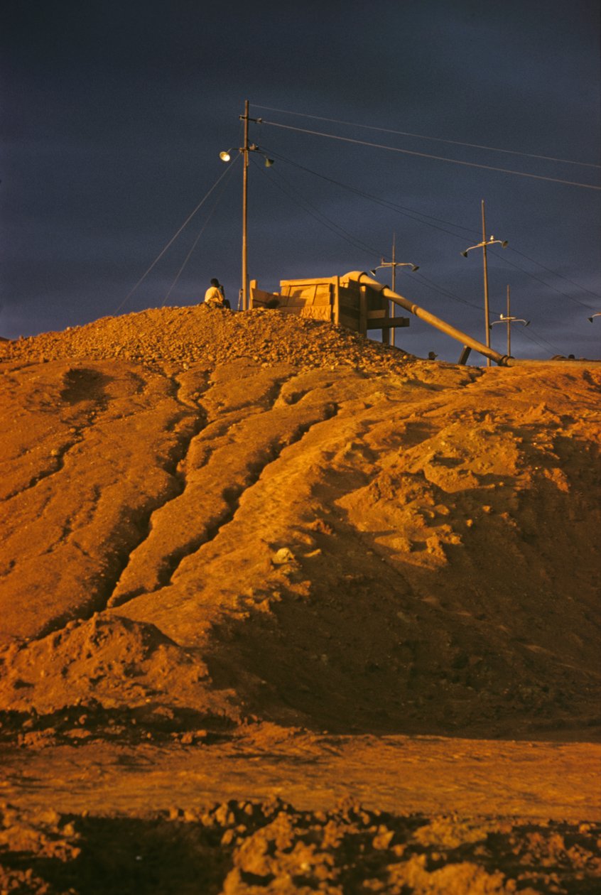 Tinngruve på Jos-platået, Nigeria, Afrika av Erich Lessing