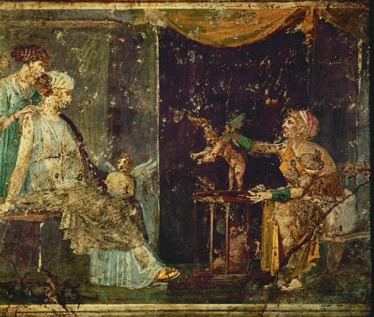 To elegante damer hos innkjøperen av Erich Lessing