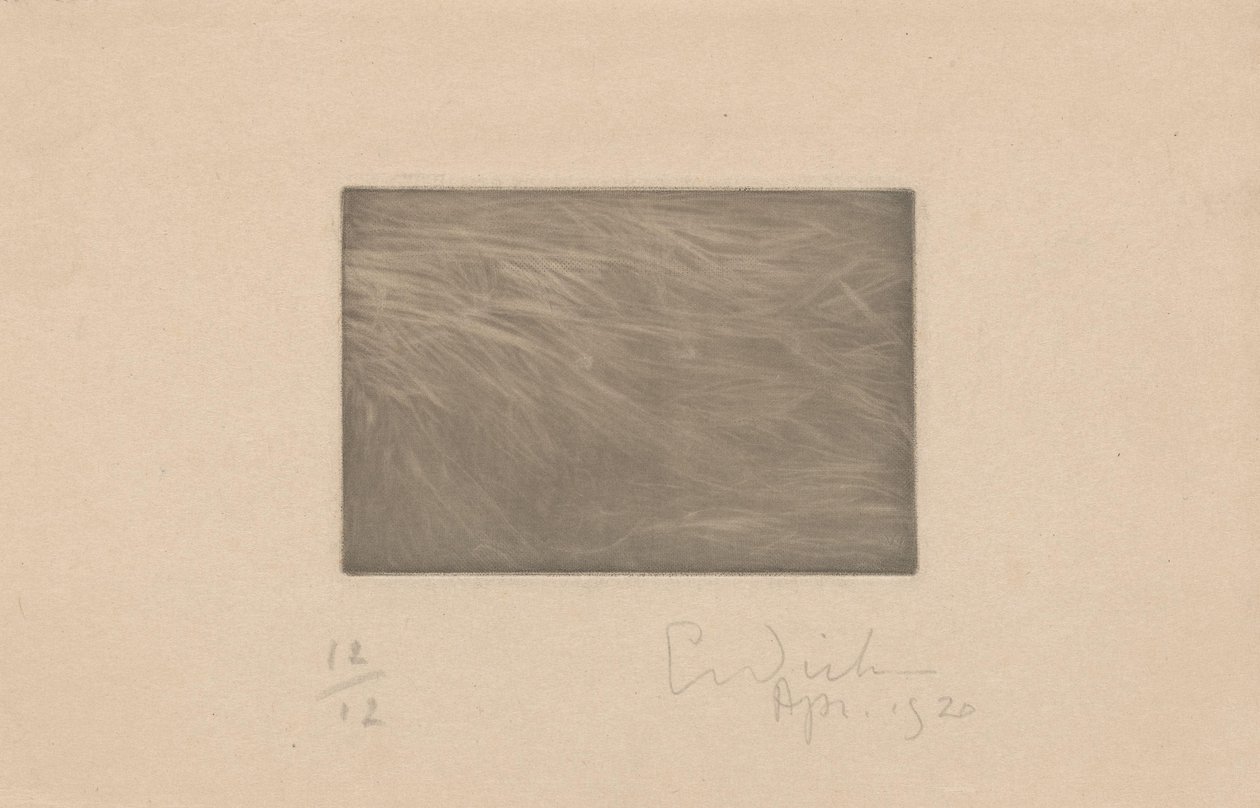 Abstrakt komposisjon av Erich Wichmann (signed by artist)