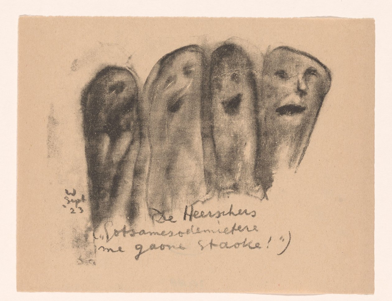 De Heerschers (Gotsamesodemietere me gaone staoke!) (originaltittel på objektet) Idealists II and Further Notes (original serietittel) av Erich Wichmann