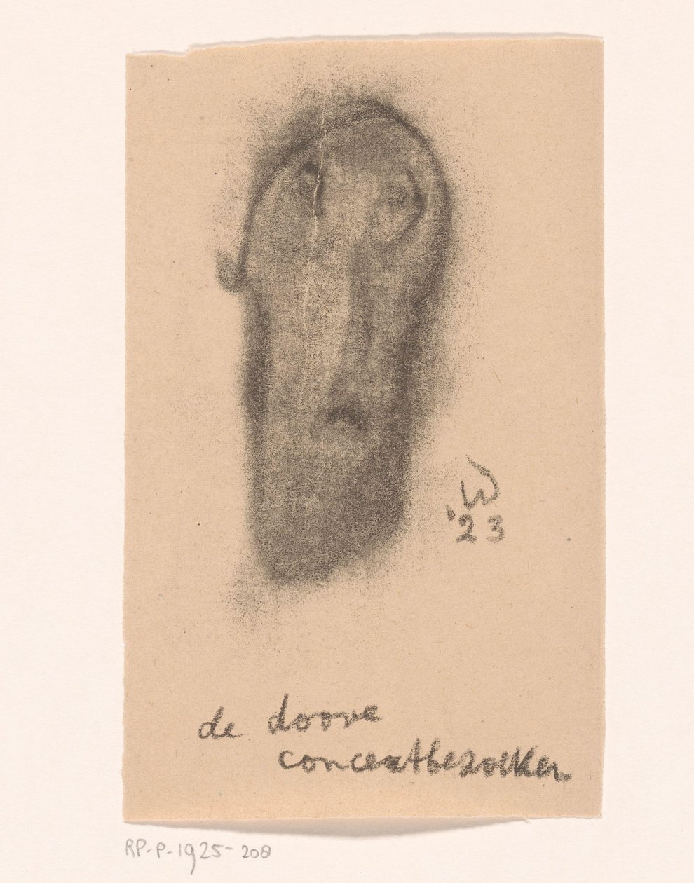 Den døve konsertgjengeren (originaltittel på objekt) Idealisten II og ytterligere Marginalnotater (original serietittel) av Erich Wichmann