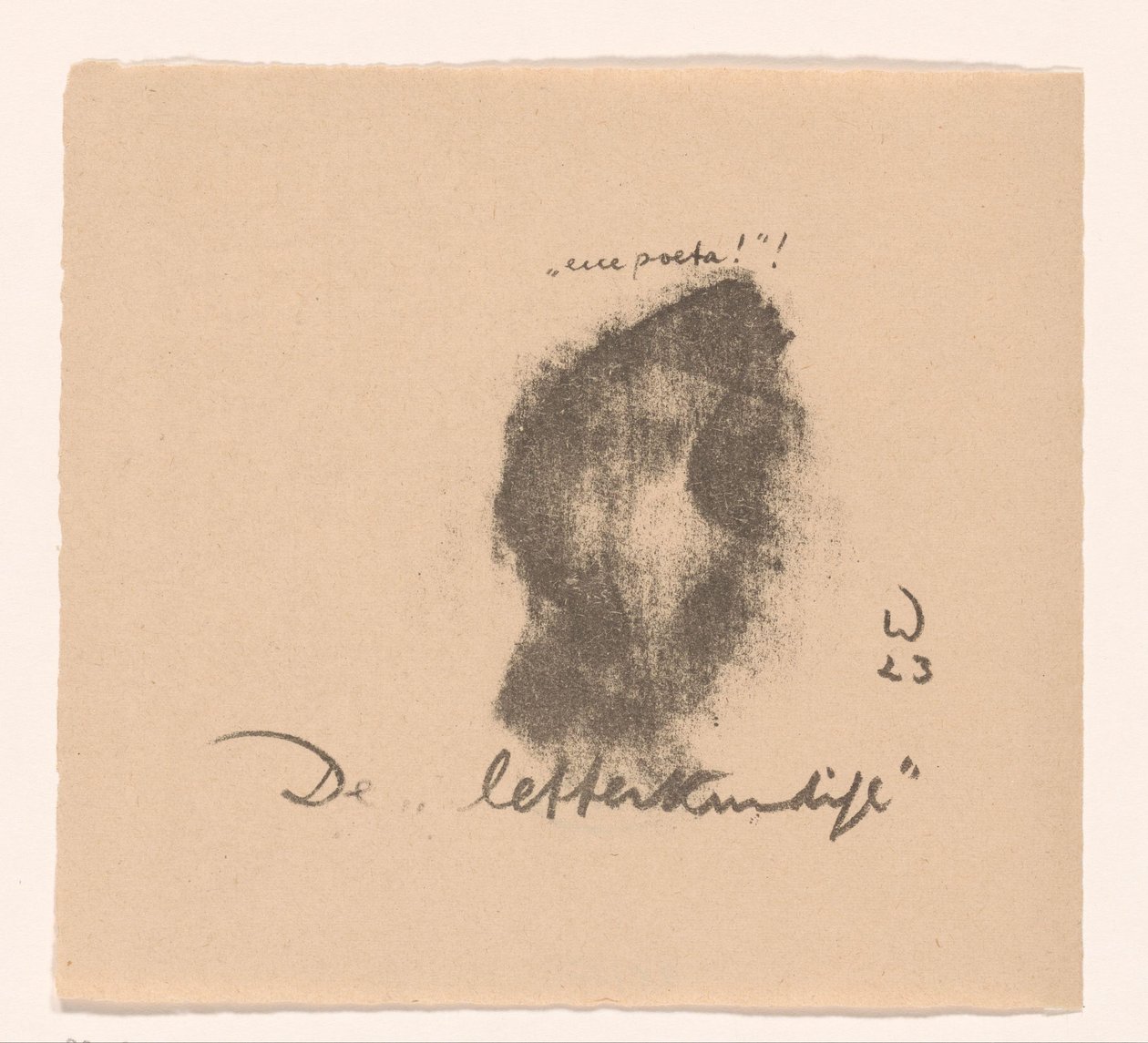 Bokstavenes mann (originaltittel på objektet) Idealists II and Further Notes (original serietittel) av Erich Wichmann