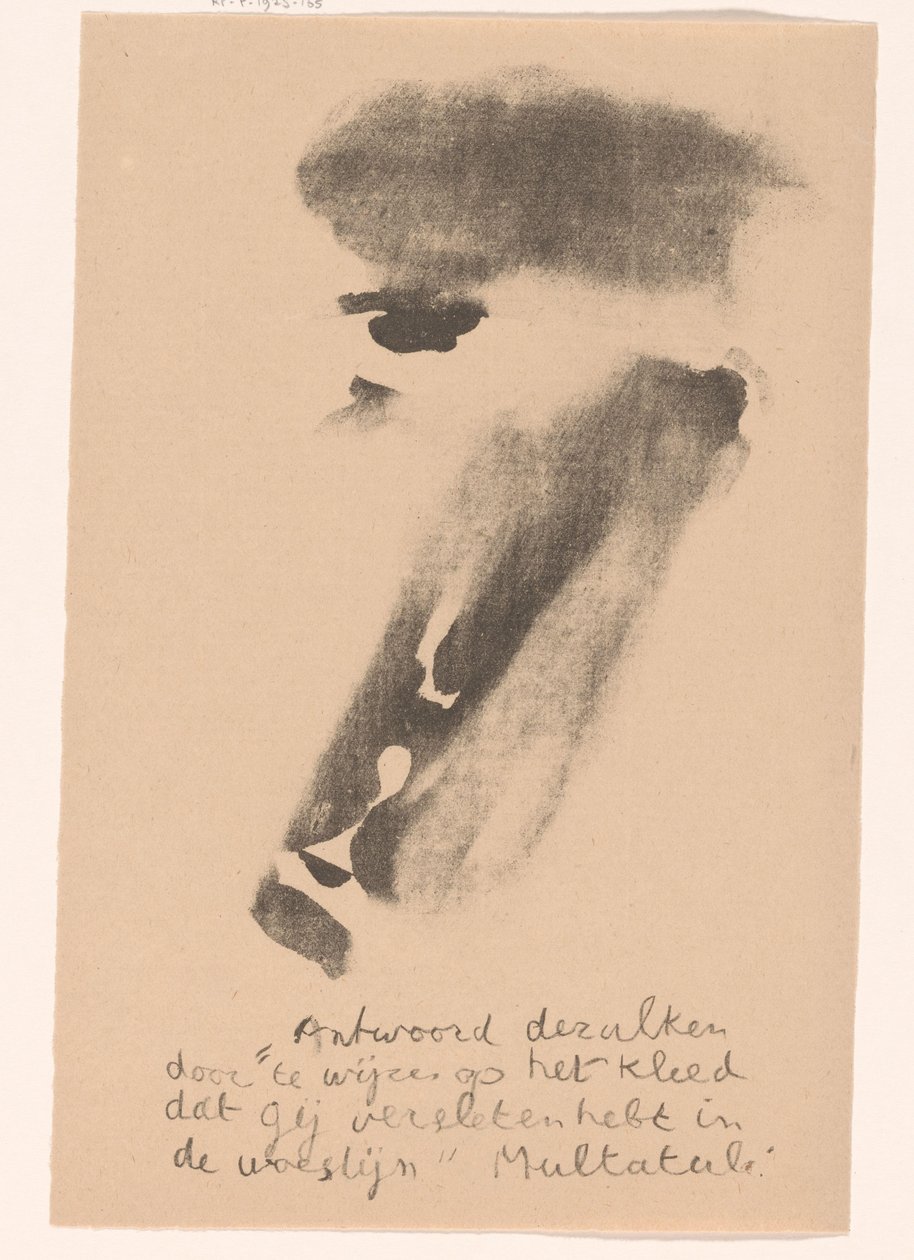 abstrahert ansikt Idealists II and Further Notes (original serietittel) av Erich Wichmann
