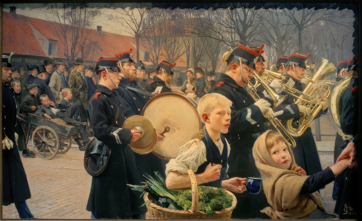 Vaktskifte, 1888 av Erik Hennigsen