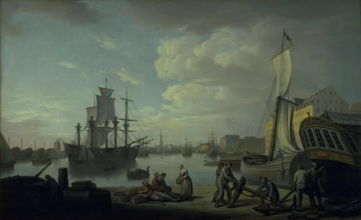 København havn sett fra Larsens Plads av Erik Pauelsen