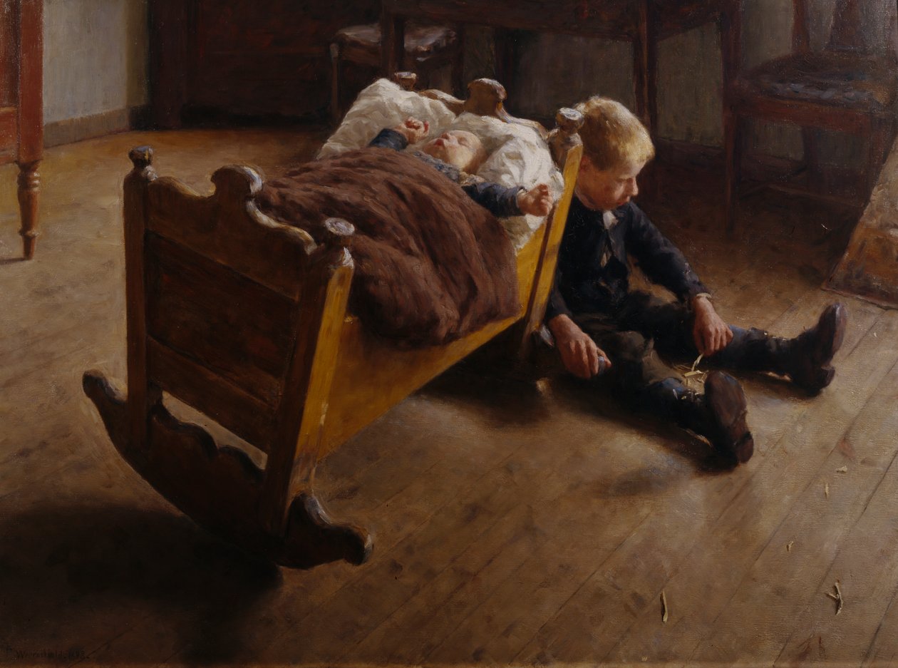 To brødre av Erik Theodor Werenskiold