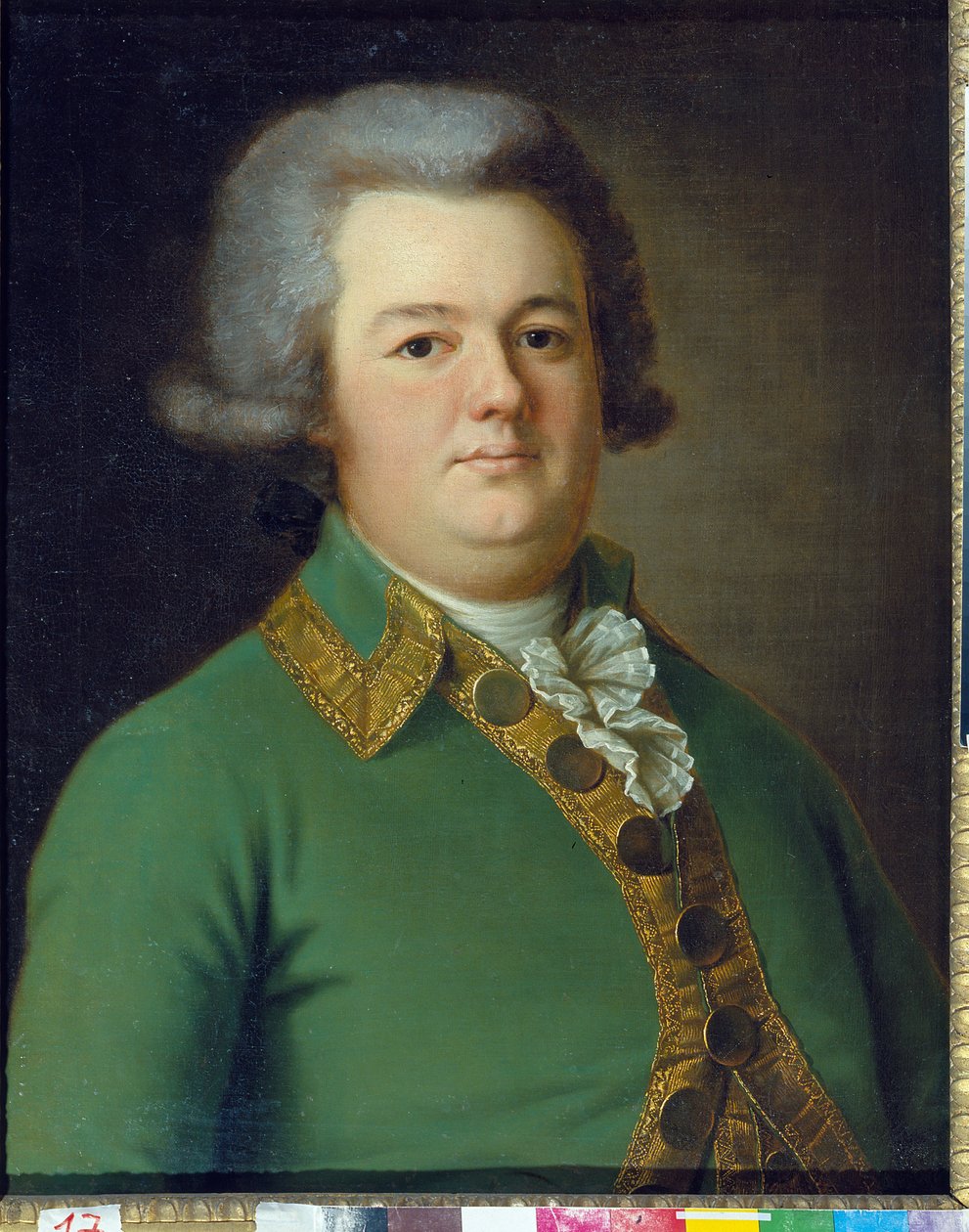 Portrett av Vasily Ivanovich Likhachev (?). Peinture de Ermolai Dementevich Kamezhenkov (1760-1818), Huile Sir Toile av Ermolay Demetyevich Kamezhenkov