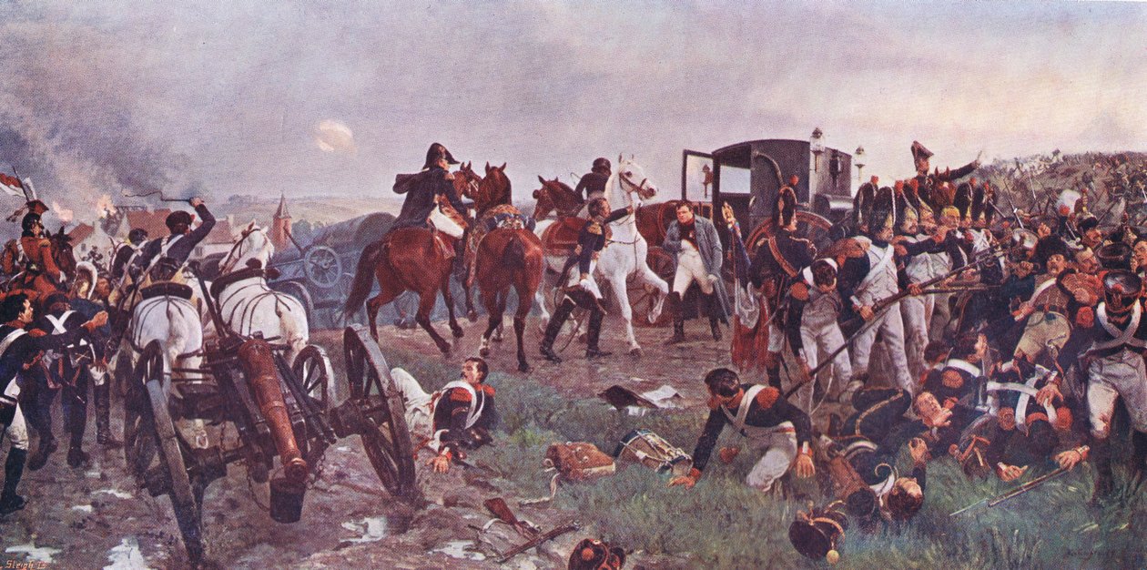 På kvelden Waterloo e.Kr. 1815 av Ernest Crofts