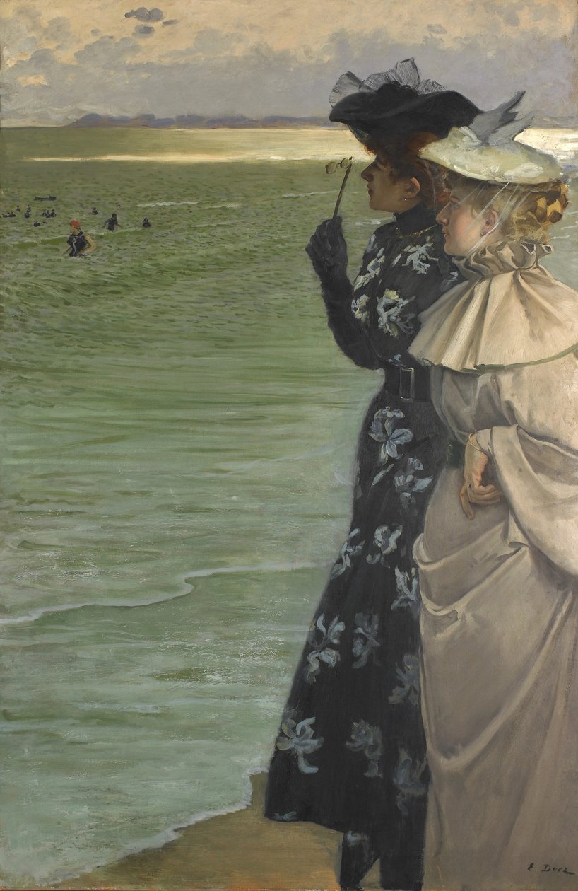 Badetid ved sjøen Badetid ved sjøen, 1896. av Ernest Ange Duez