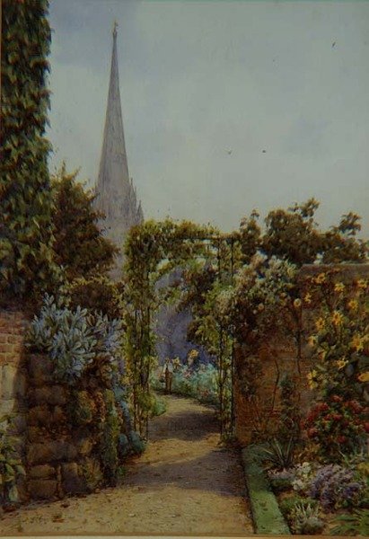 En Salisbury Garden av Ernest Arthur Rowe