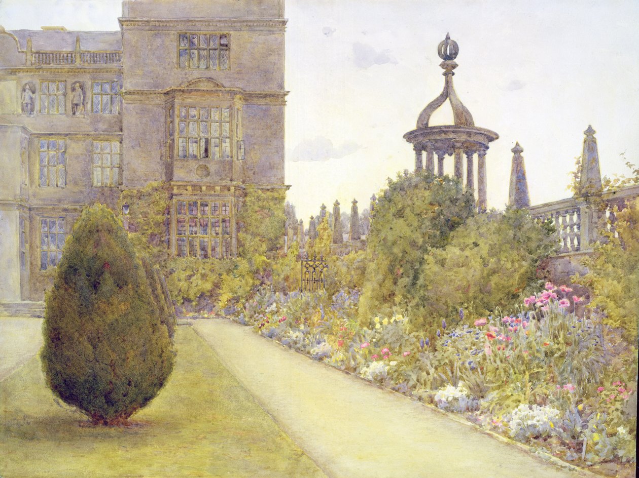 The East Court, Montacute House, Somerset av Ernest Arthur Rowe