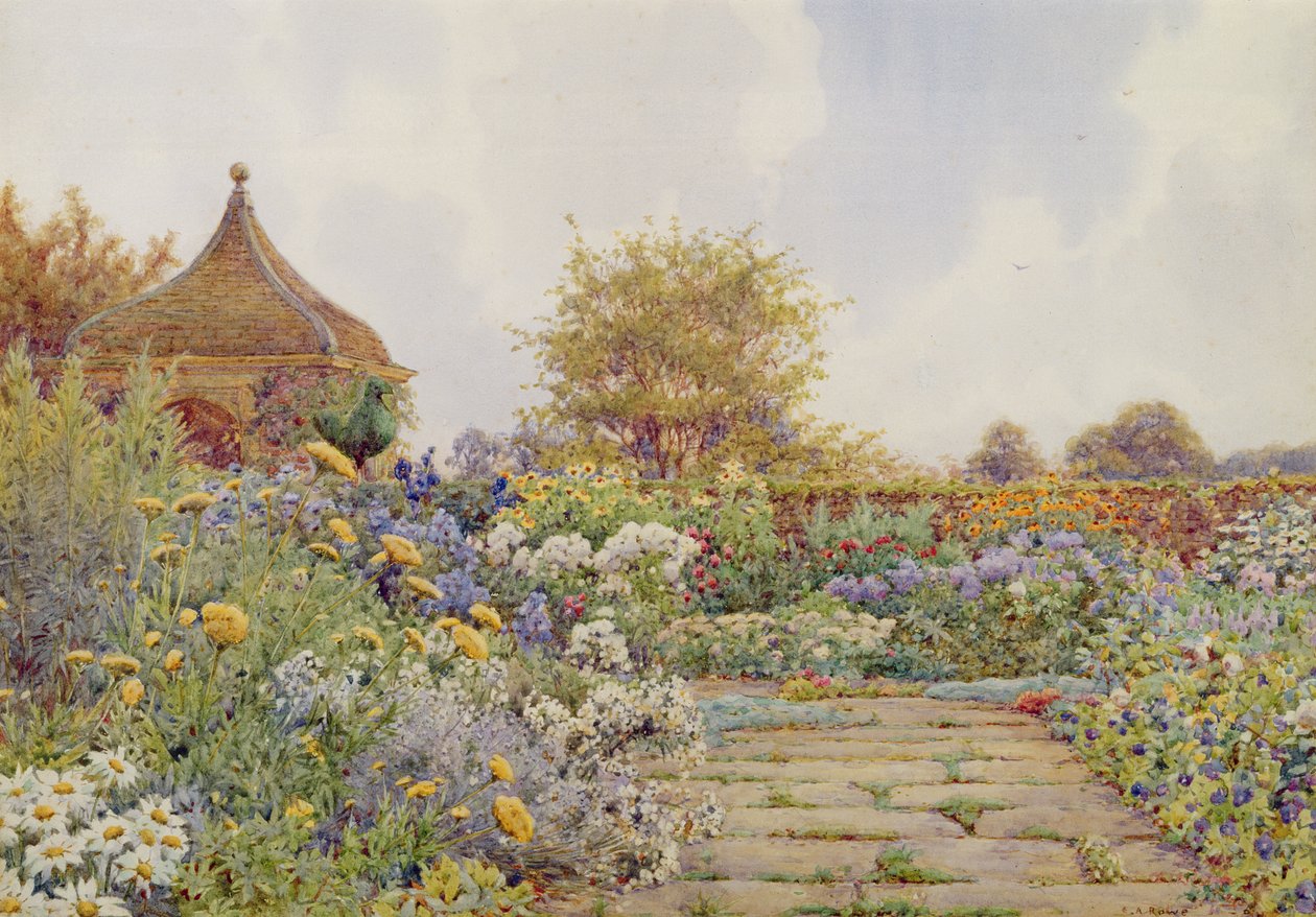 The Gardens at Checkers Court, Buckinghamshire av Ernest Arthur Rowe