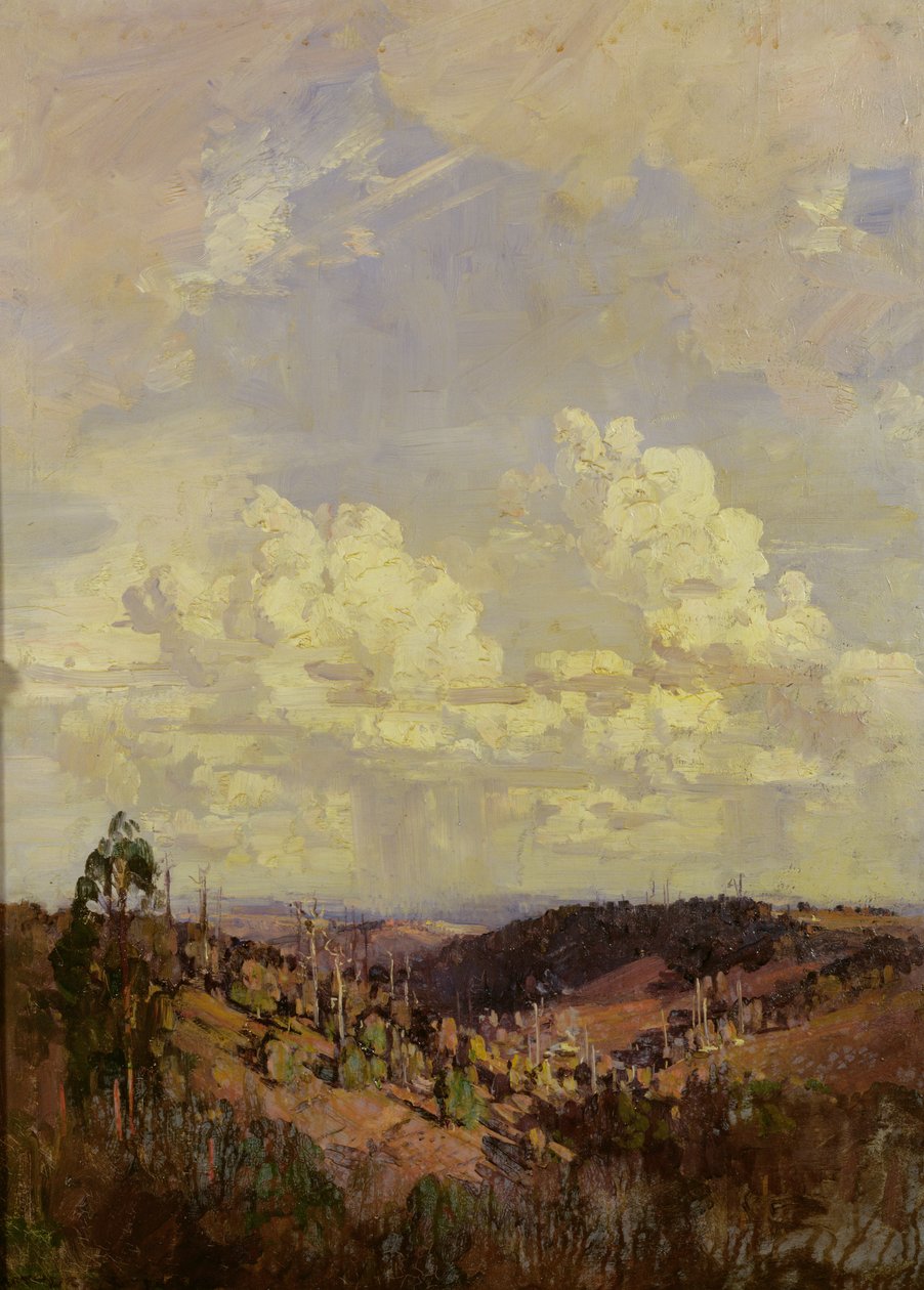 And Let the Clouds of Even and of Morn (Tennyson) av Arthur Streeton