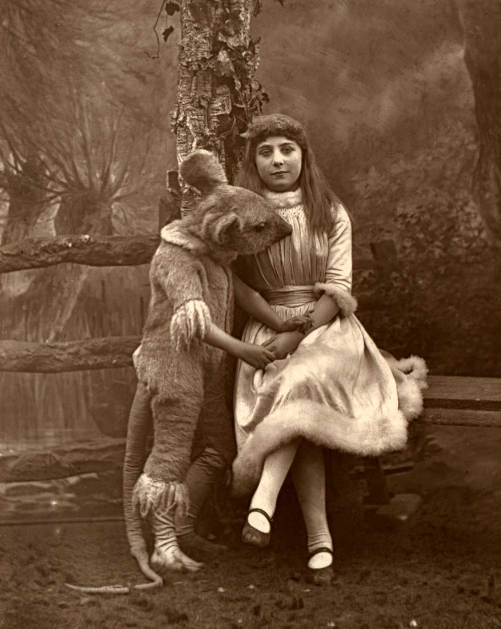 Alice og dormusen, 1887 av Ernest Barraud