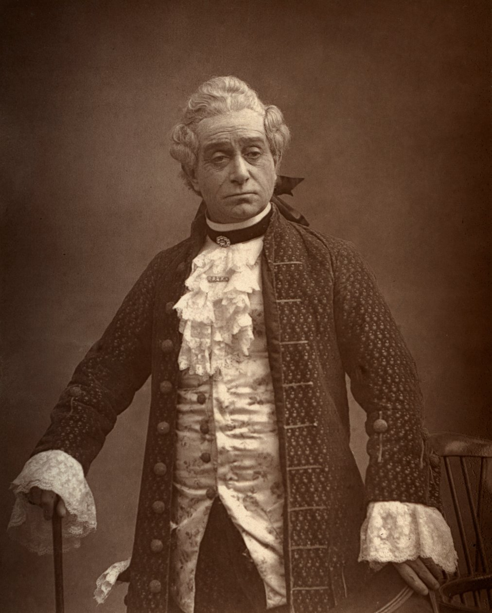 David James , britisk skuespiller, i David Garrick, 1887 av Ernest Barraud