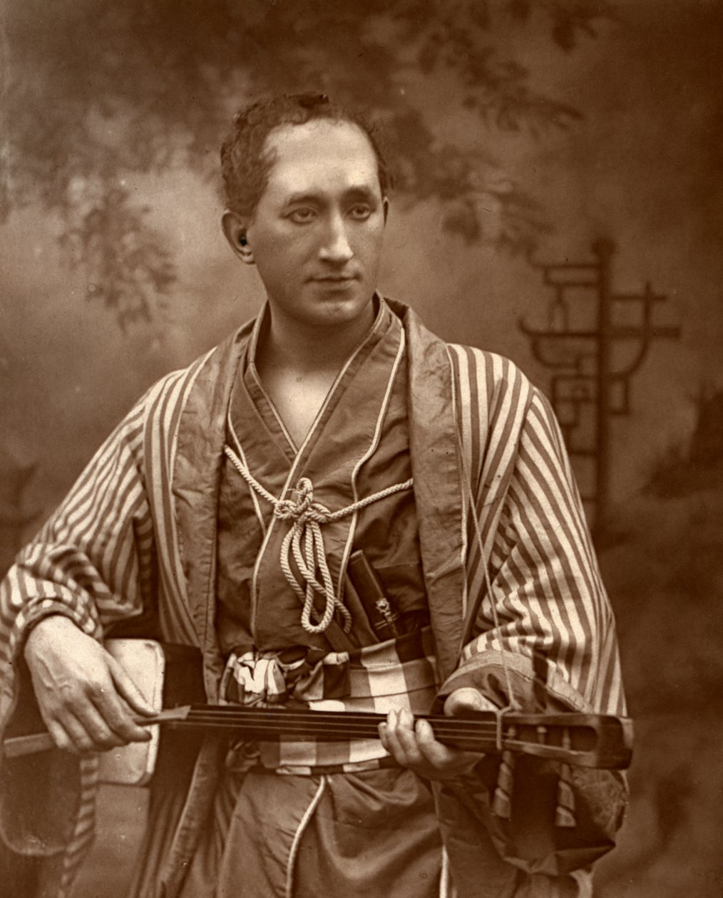 Durward Lely, skotsk operasanger, i Gilbert and Sullivans The Mikado, 1887. av Ernest Barraud