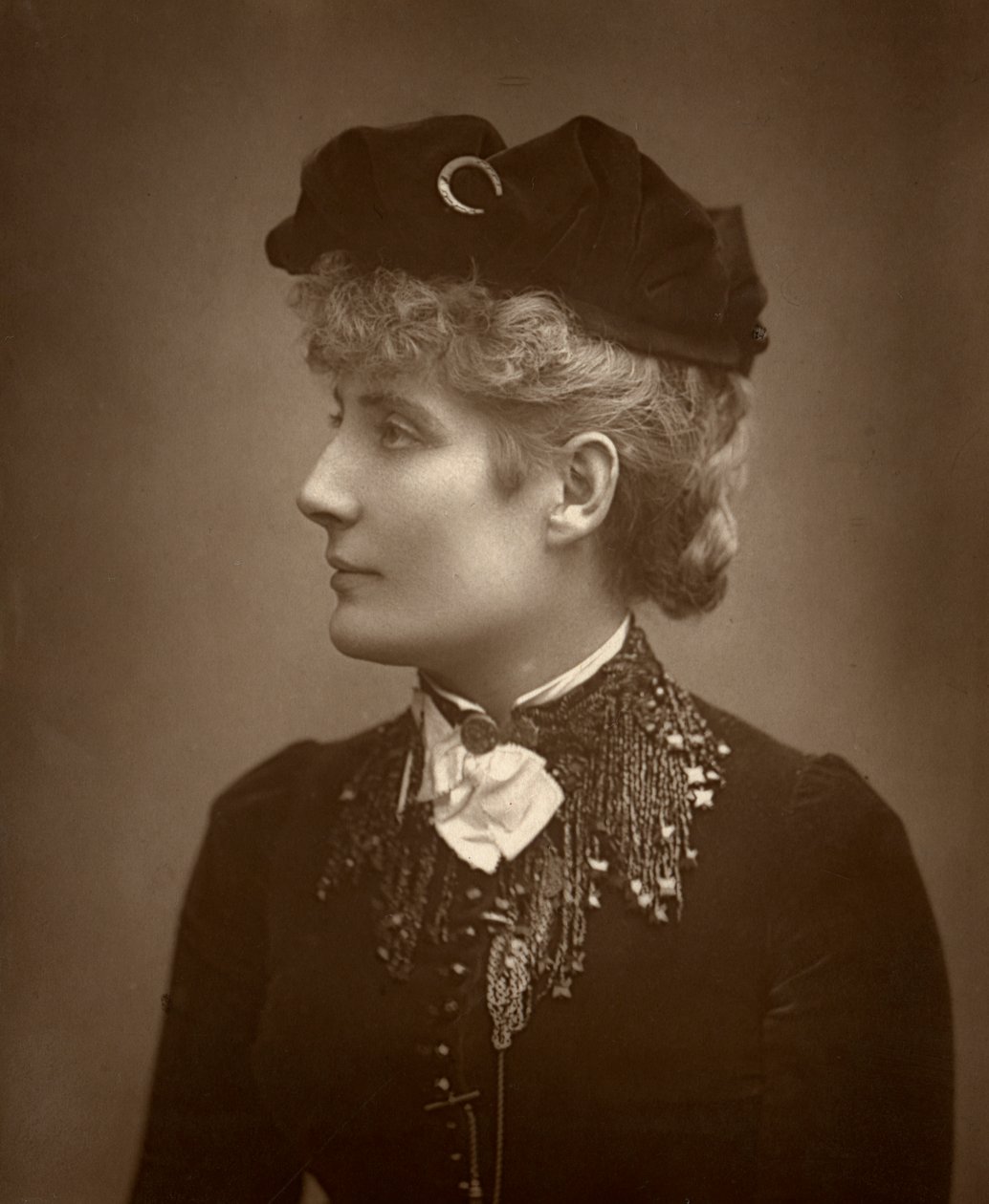 Harriett Jay , britisk forfatter og dramatiker, 1888 av Ernest Barraud