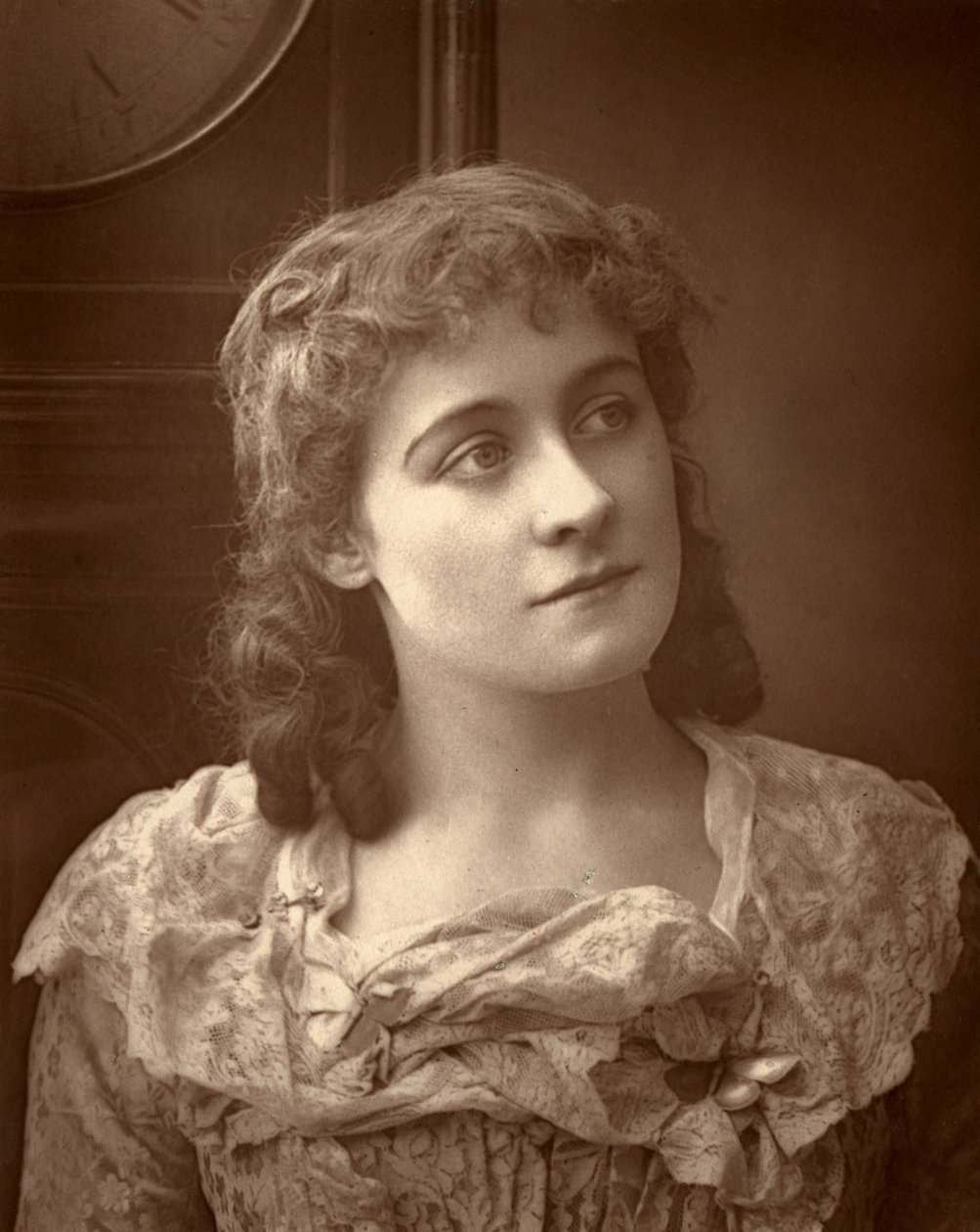 Kate Rorke , britisk skuespillerinne, i Sophia, 1887 av Ernest Barraud