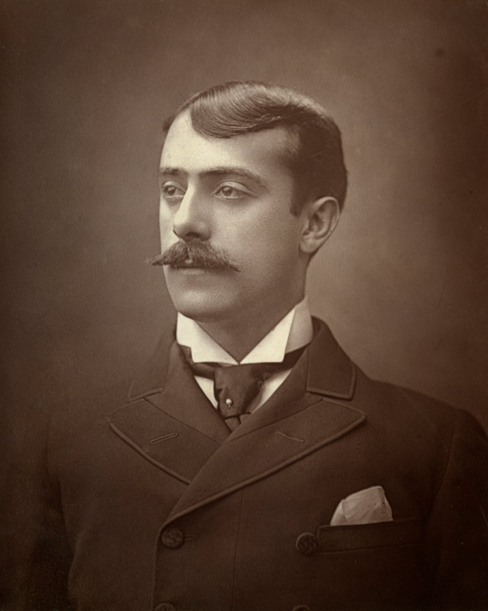 Laurence Cautley , britisk skuespiller, 1887 av Ernest Barraud