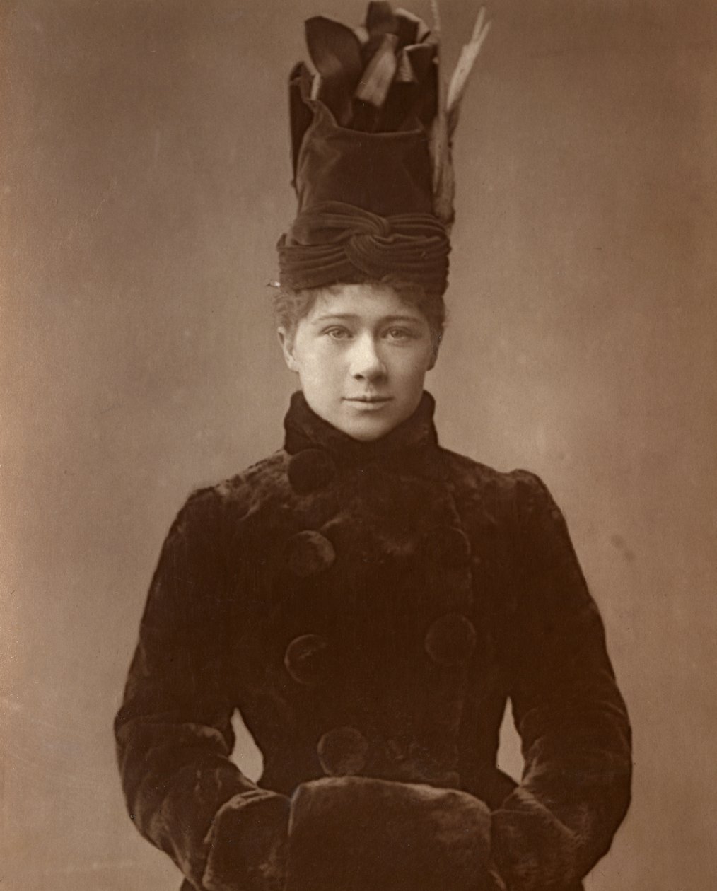 Marie Tempest , britisk skuespillerinne og sanger, 1888. av Ernest Barraud