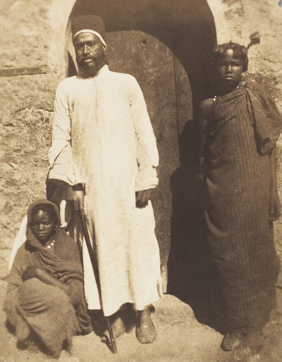Abu Nabut og slaver i Kairo, 22. april 1852. av Ernest Benecke