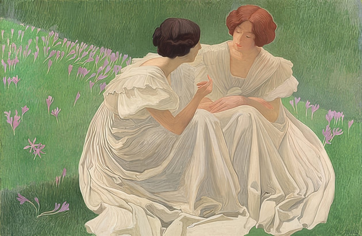 De to hvite (Les Deux Blanches). 1898 av Ernest Bieler