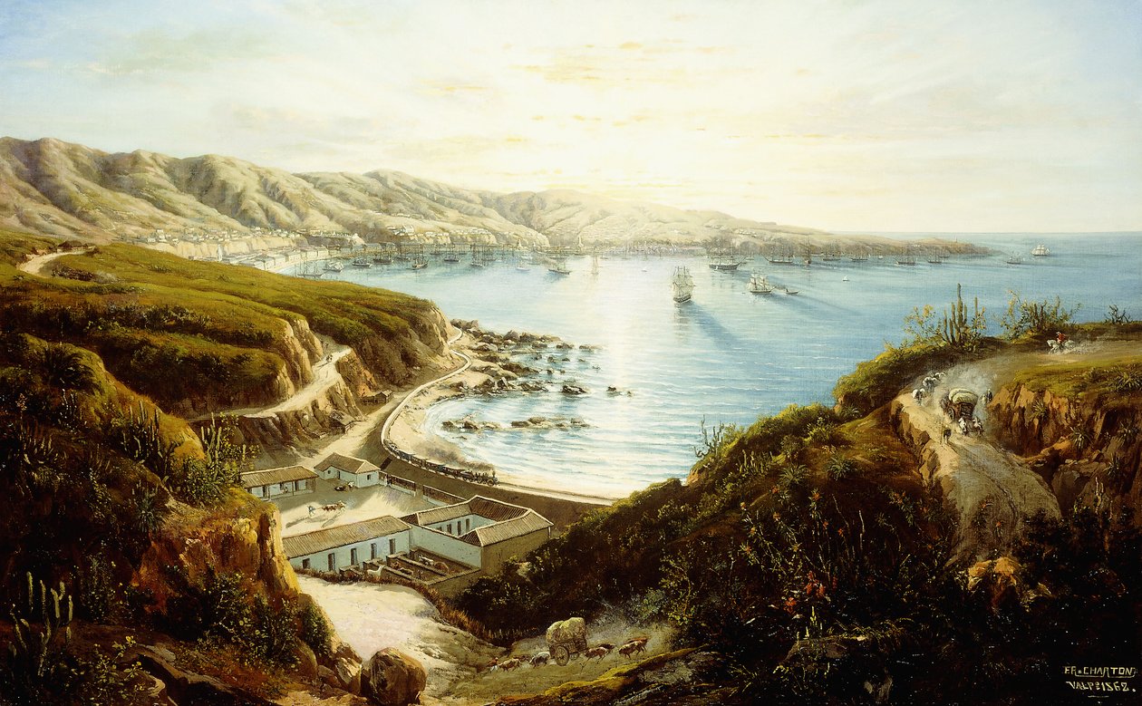 Valparaiso, 1862 av Ernest Charton