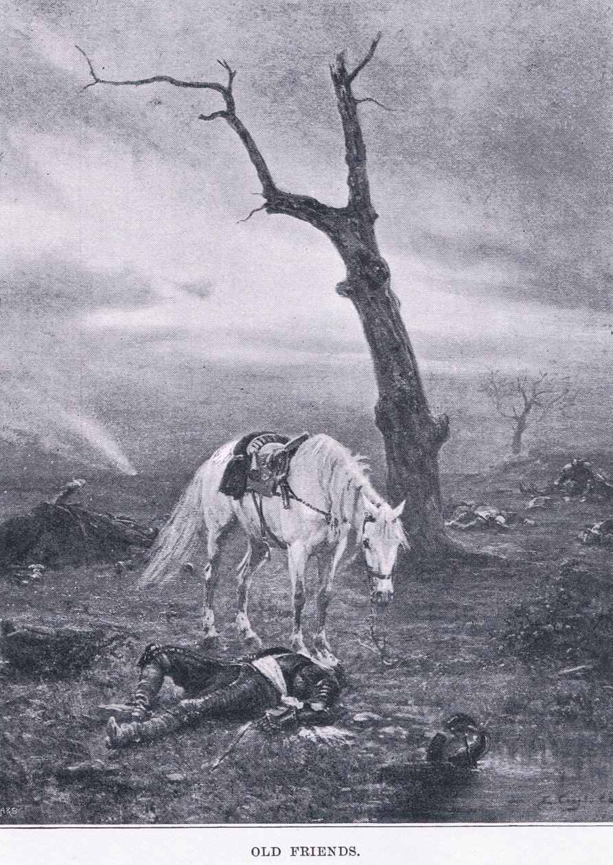 Gamle venner, fra The Magazine of Art 1893, Cassell and Company av Ernest Crofts