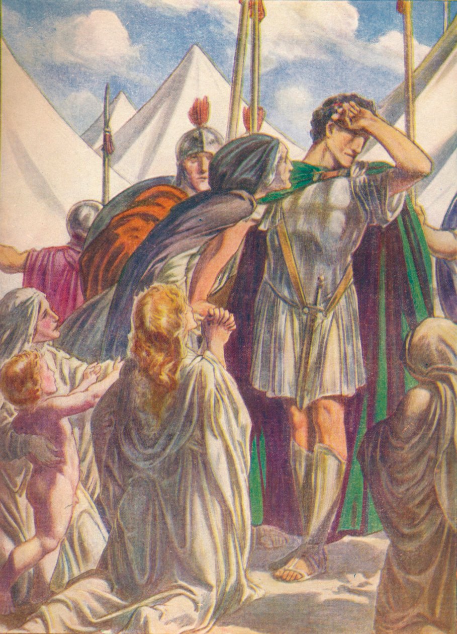 O min mor, du har reddet Roma, men du har mistet din sønn, c1912 1912 av Ernest Dudley Heath