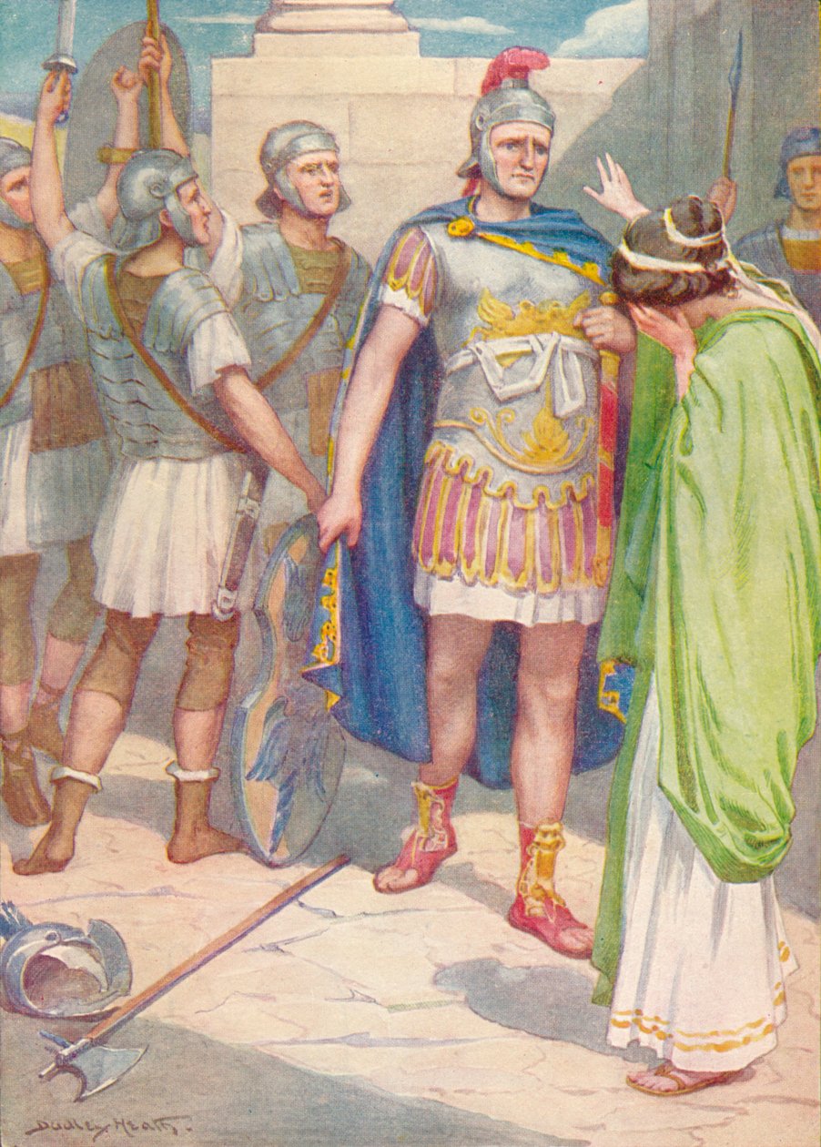 Sorgen til søsteren til Horatius, c1912 1912 av Ernest Dudley Heath