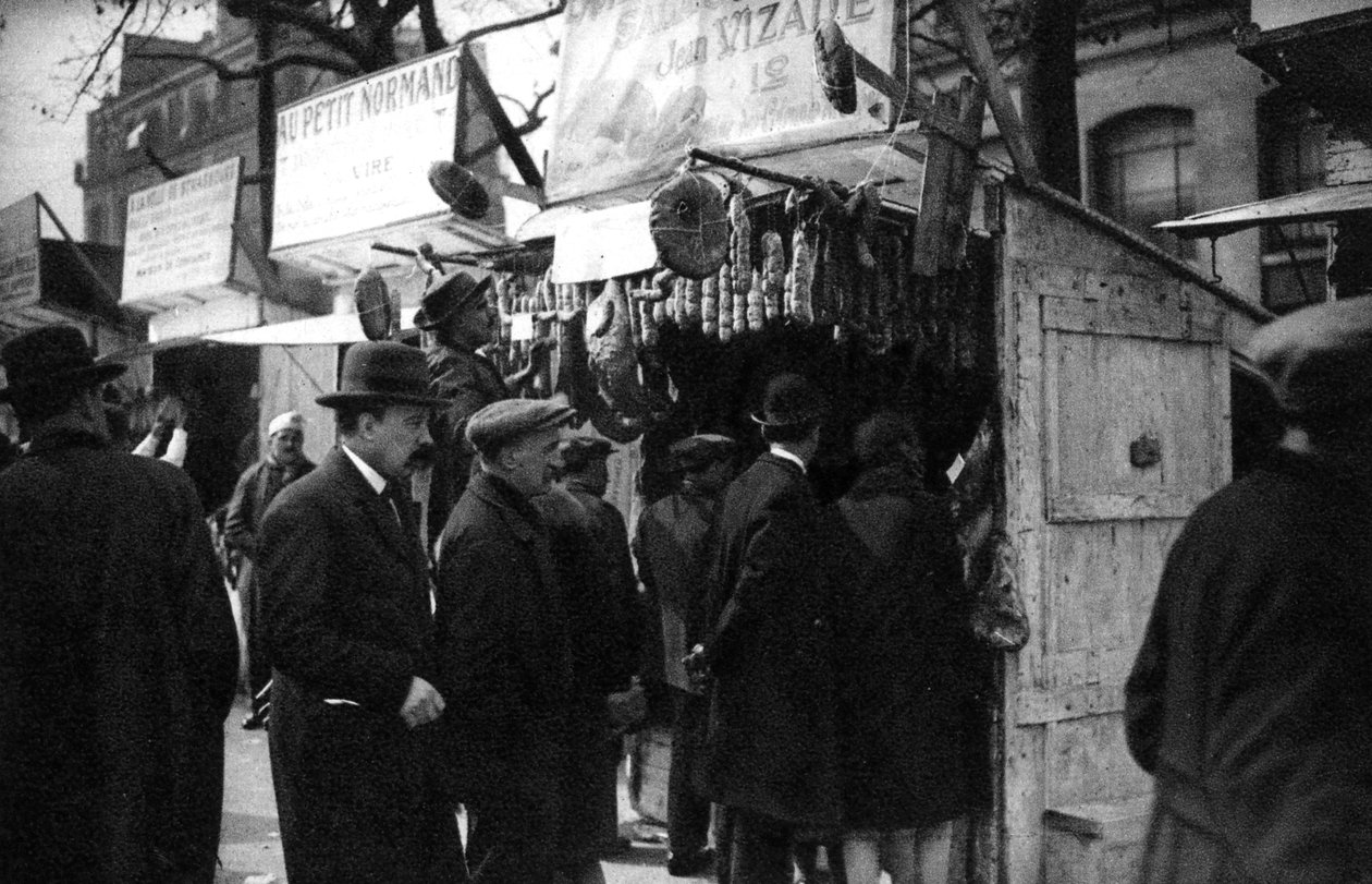 Skinkemesse på Boulevard Richard Lenoir, Paris, 1931. av Ernest Flammarion