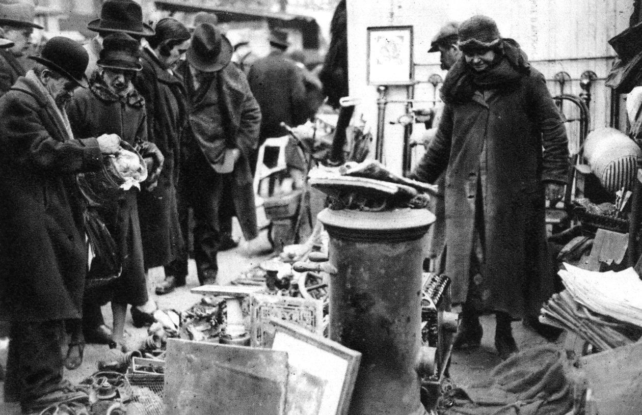 Old Iron Fair på Boulevard Richard Lenoir, Paris, 1931. av Ernest Flammarion