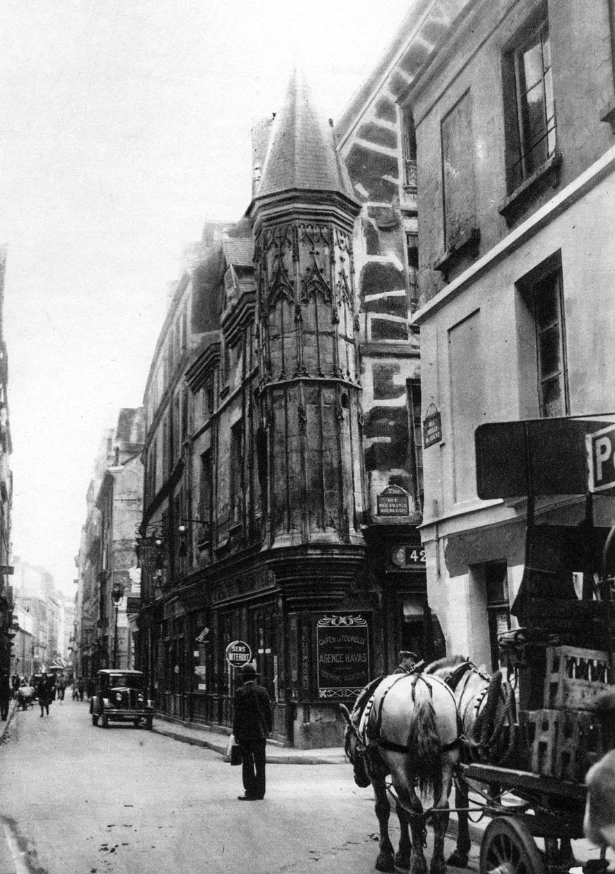 Rue Vieille du Temple, Hotel Barbette, Paris, 1931. av Ernest Flammarion