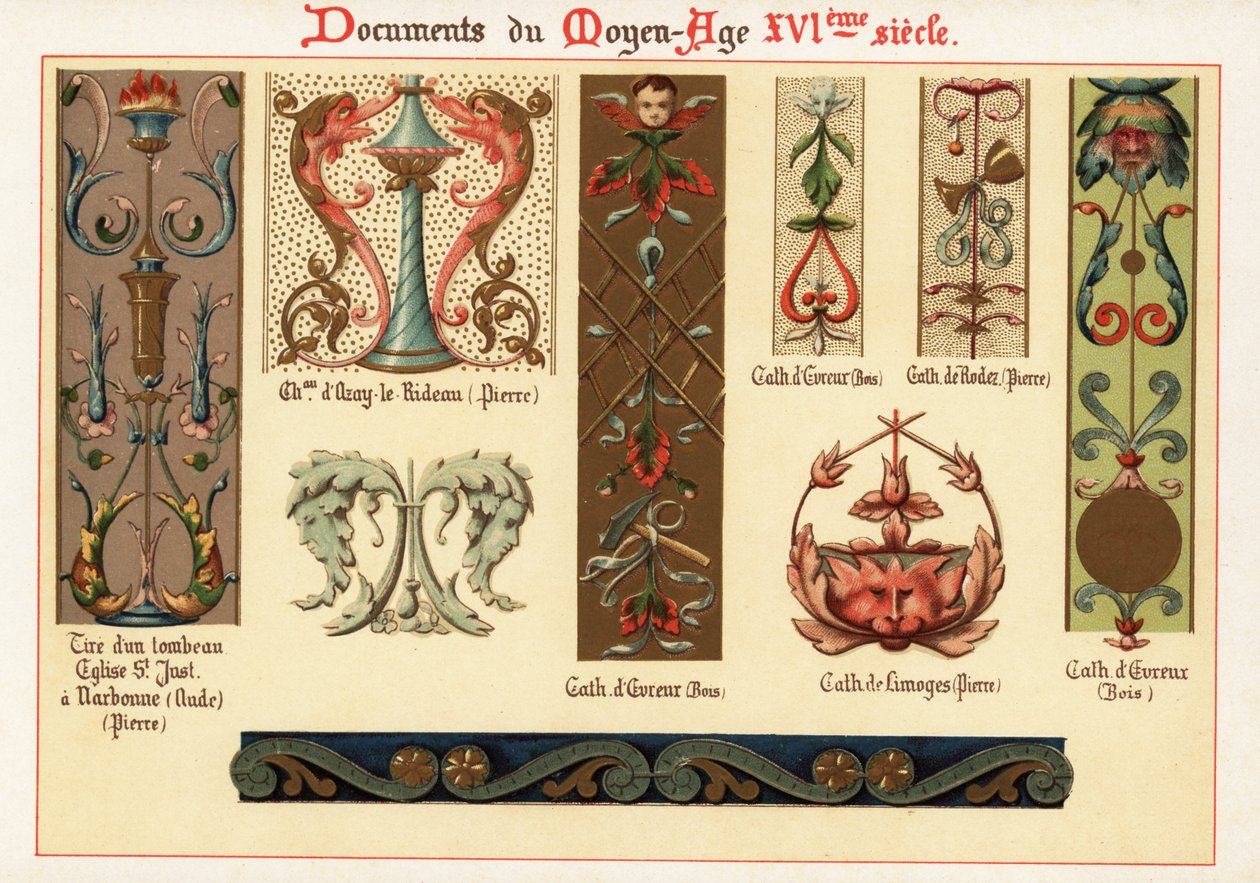 Designelementer fra 1500-tallet. av Ernest Guillot