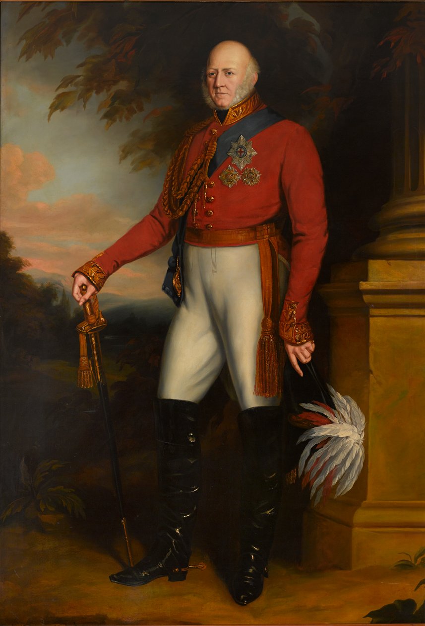 Portrett av H.R.H. Adolphus Frederick, hertug av Cambridge (1774–1850) av Ernest Gustave Girardot