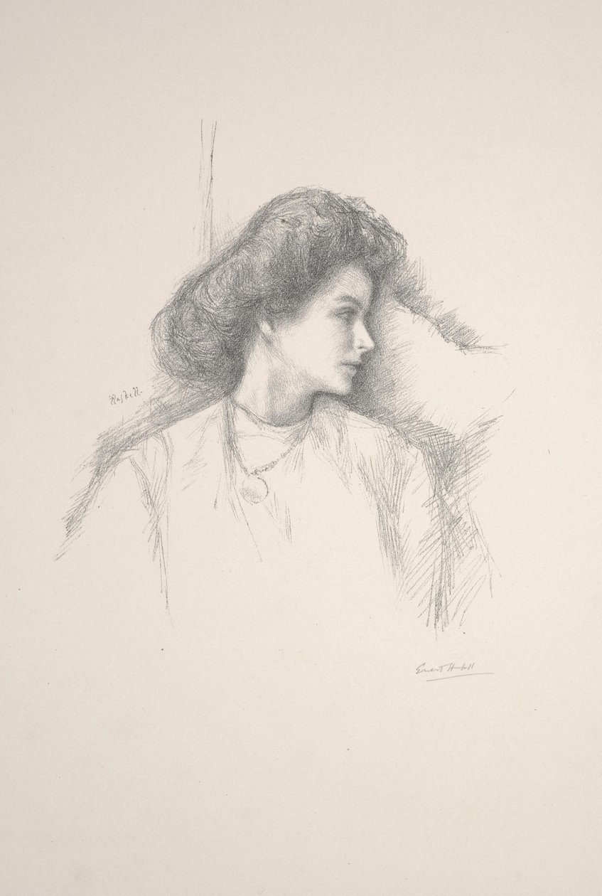 Celine (litho) av Ernest Haskell