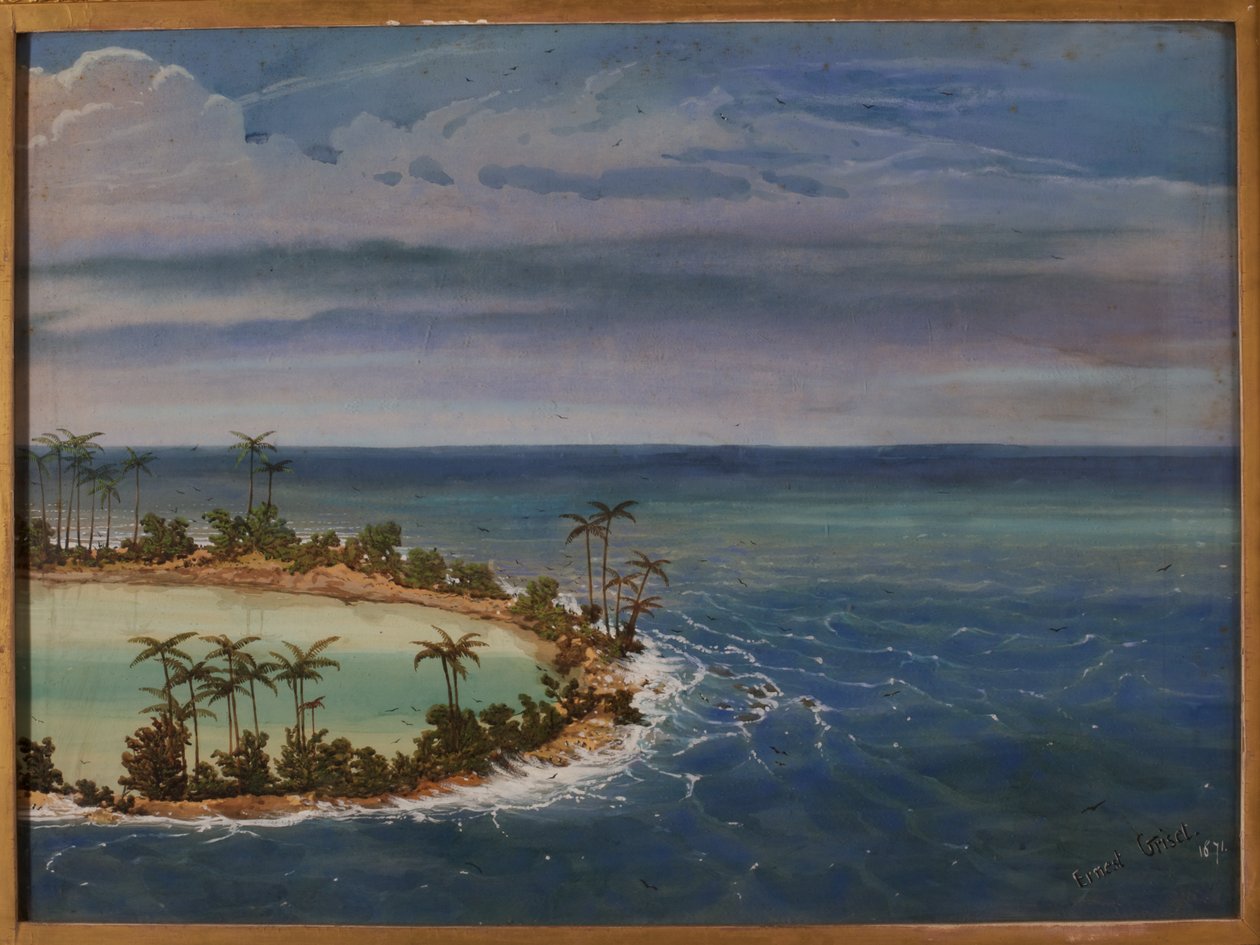 Triptych of an Atoll, 1871 av Ernest Henry Griset